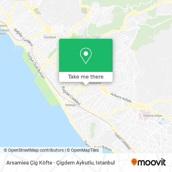 Arsamiea Çig Köfte - Çigdem Aykutlu map