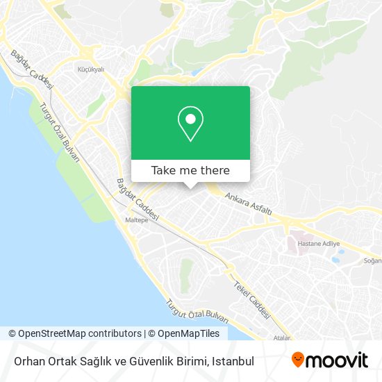 Orhan Ortak Sağlık ve Güvenlik Birimi map