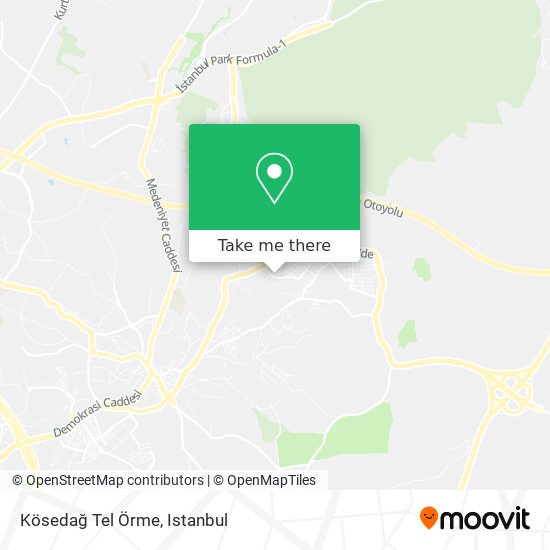 Kösedağ Tel Örme map