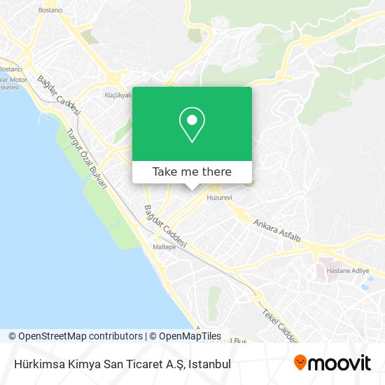Hürkimsa Kimya San Ticaret A.Ş map