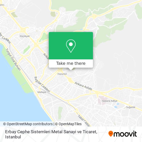 Erbay Cephe Sistemleri Metal Sanayi ve Ticaret map