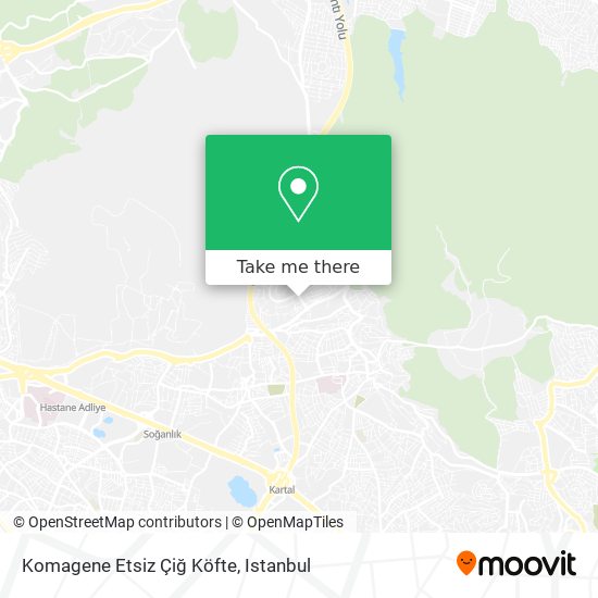 Komagene Etsiz Çiğ Köfte map