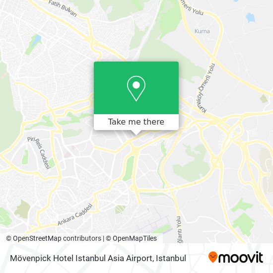 Mövenpick Hotel Istanbul Asia Airport map