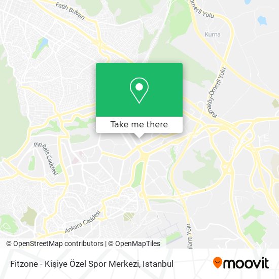 Fitzone - Kişiye Özel Spor Merkezi map