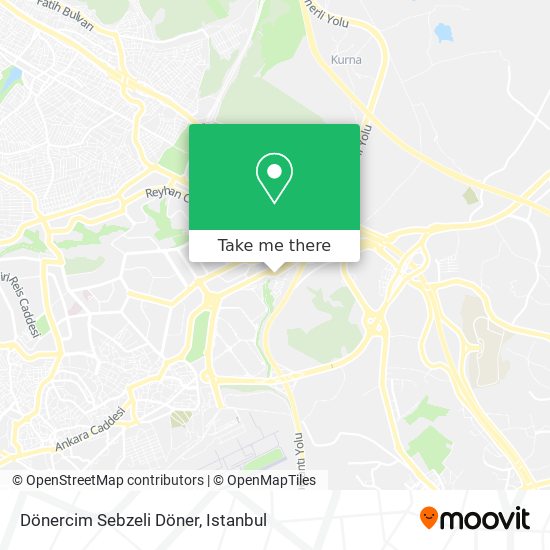Dönercim Sebzeli Döner map