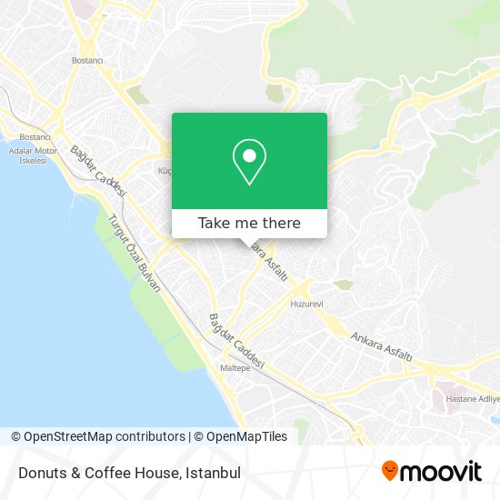 Donuts & Coffee House map
