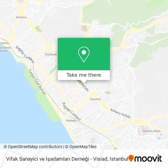 Vifak Sanayici ve İşadamları Derneği - Visiad map