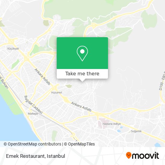 Emek Restaurant map