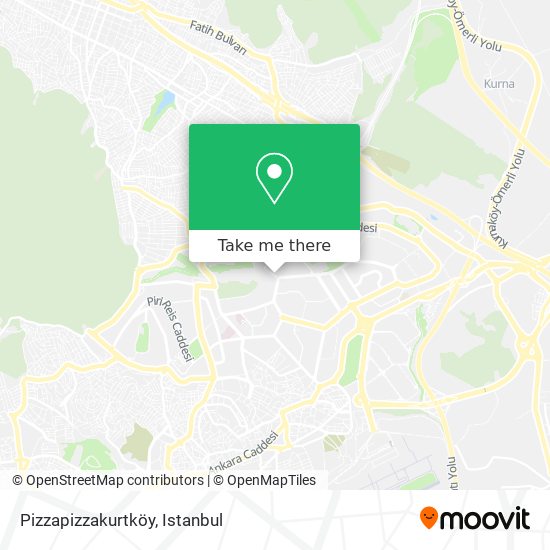 Pizzapizzakurtköy map