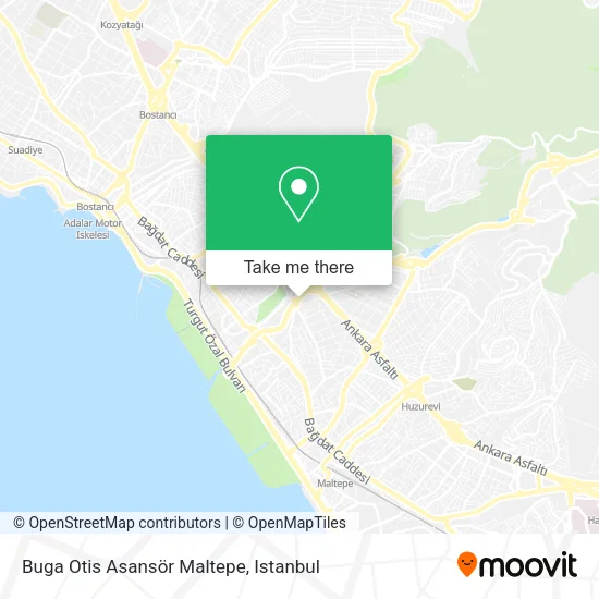 Buga Otis Asansör Maltepe map