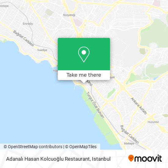 Adanalı Hasan Kolcuoğlu Restaurant map