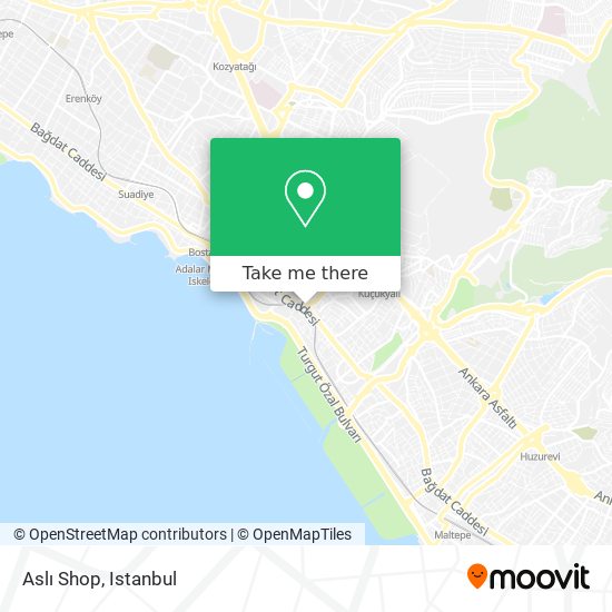 Aslı Shop map