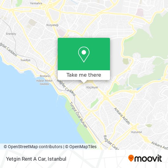 Yetgin Rent A Car map