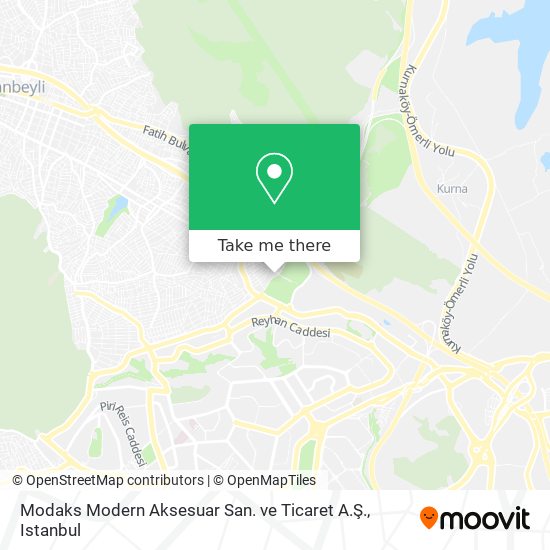 Modaks Modern Aksesuar San. ve Ticaret A.Ş. map