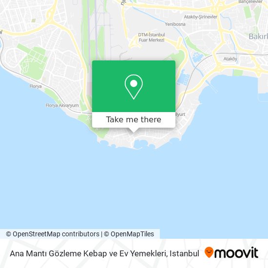 Ana Mantı Gözleme Kebap ve Ev Yemekleri map