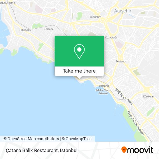 Çatana Balik Restaurant map
