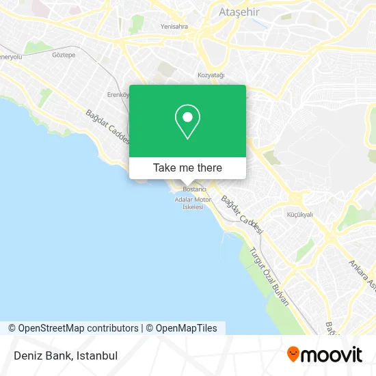 Deniz Bank map