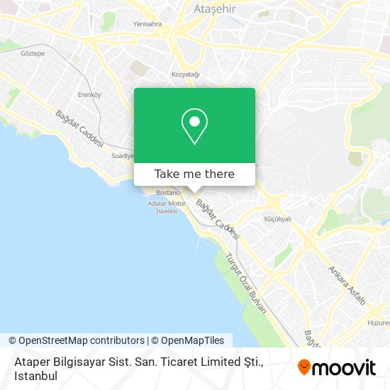 Ataper Bilgisayar Sist. San. Ticaret Limited Şti. map