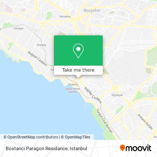 Bostancı Paragon Resıdance map