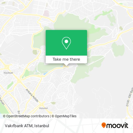 Vakıfbank ATM map