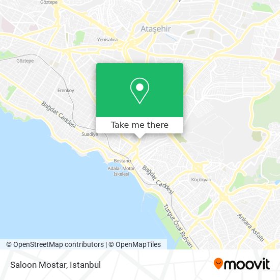 Saloon Mostar map