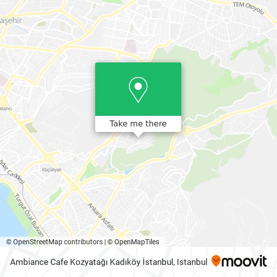 Ambiance Cafe Kozyatağı Kadıköy İstanbul map