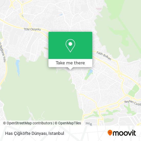 Has Çiğköfte Dünyası map