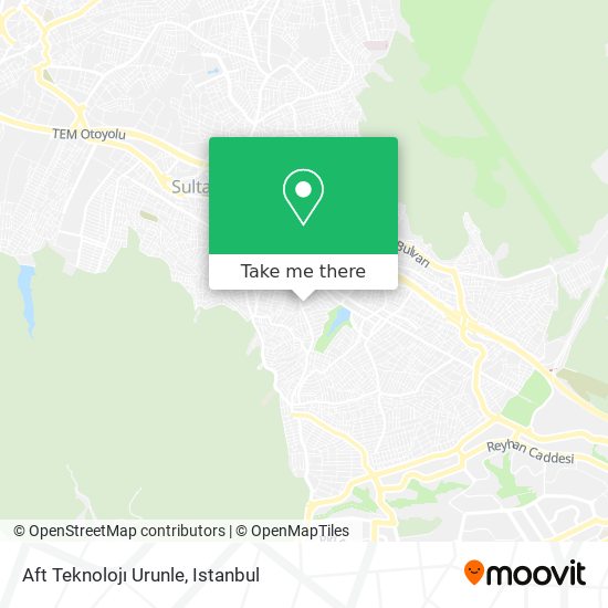 Aft Teknolojı Urunle map