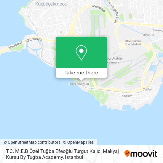 T.C. M.E.B Özel Tuğba Efeoğlu Turgut Kalıcı Makyaj Kursu By Tugba Academy map