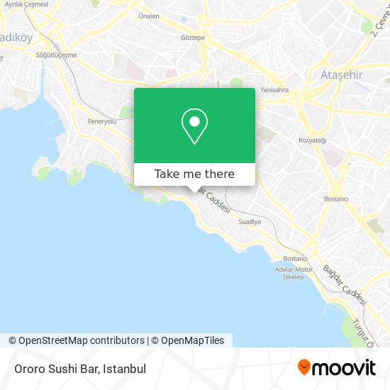 Ororo Sushi Bar map