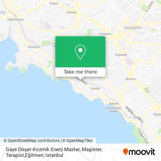 Gaye Döşer-Kozmik Enerji Master, Magister, Terapist,Eğitmen map