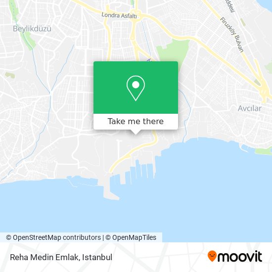 Reha Medin Emlak map