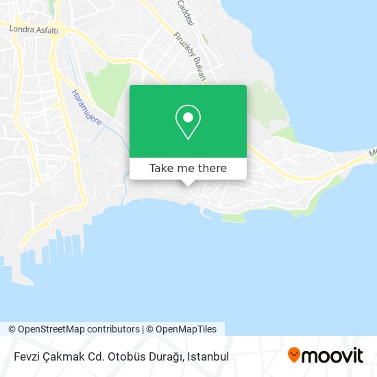 Fevzi Çakmak Cd. Otobüs Durağı map