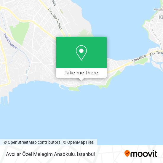 Avcılar Özel Meleğim Anaokulu map