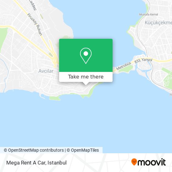 Mega Rent A Car map