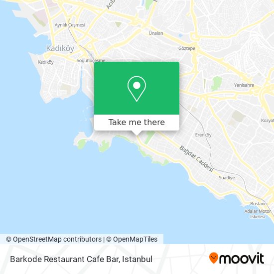Barkode Restaurant Cafe Bar map