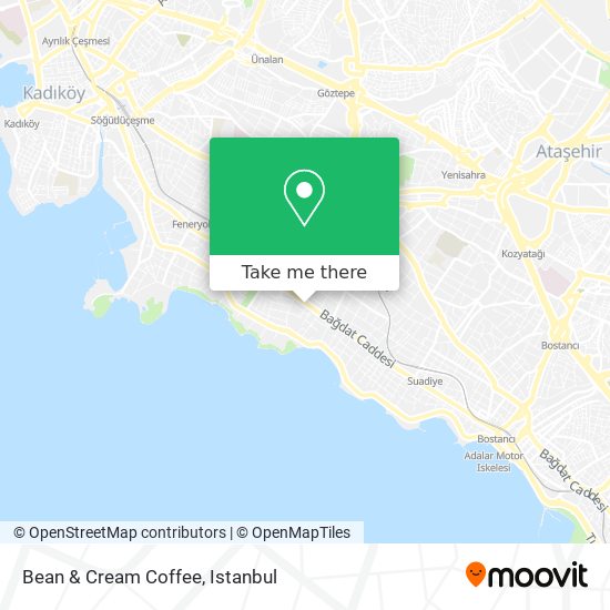 Bean & Cream Coffee map