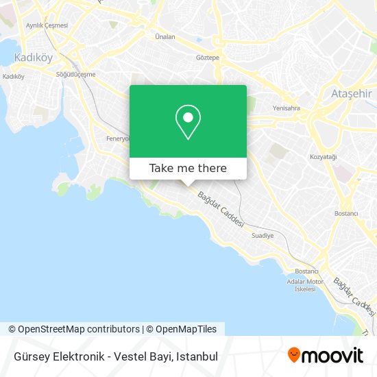 Gürsey Elektronik - Vestel Bayi map