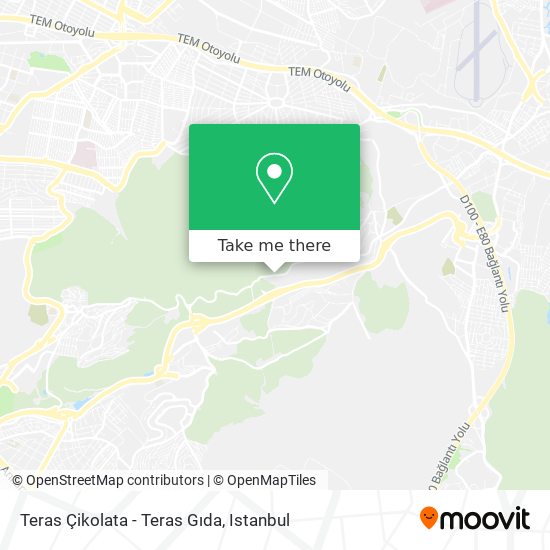 Teras Çikolata - Teras Gıda map