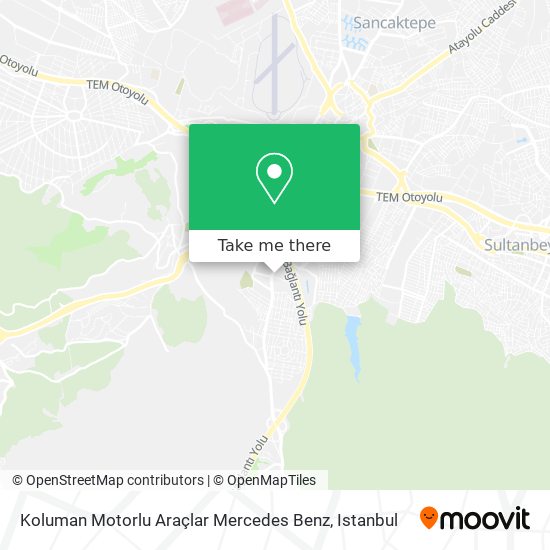 Koluman Motorlu Araçlar Mercedes Benz map