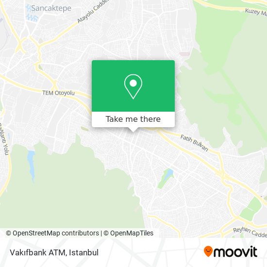 Vakıfbank ATM map