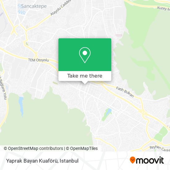 Yaprak Bayan Kuaförü map
