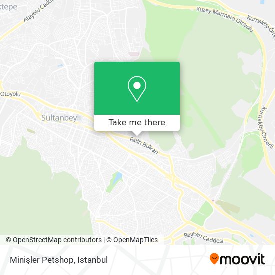 Minişler Petshop map