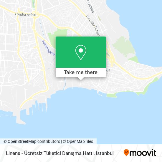 Linens - Ücretsiz Tüketici Danışma Hattı map