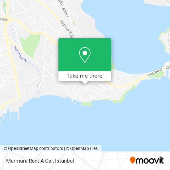 Marmara Rent A Car map