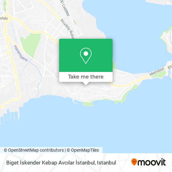 Biget İskender Kebap Avcılar İstanbul map