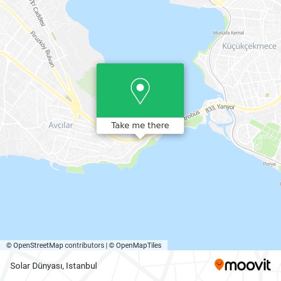 Solar Dünyası map