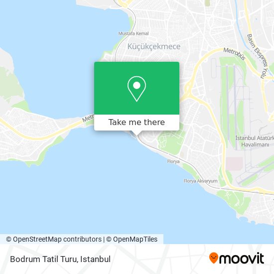 Bodrum Tatil Turu map