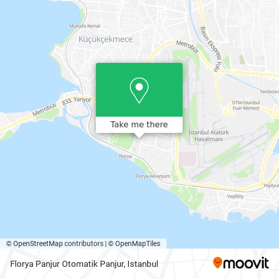 Florya Panjur Otomatik Panjur map