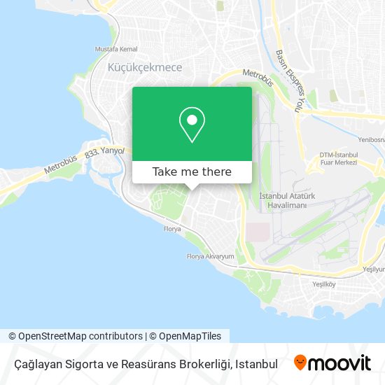 Çağlayan Sigorta ve Reasürans Brokerliği map